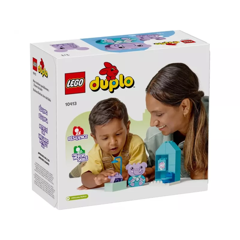 LEGO DUPLO Badespaß-Set 10413 — Badespielset für Kleinkinder, 15 Teile, empfohlenes Alter 1,5+