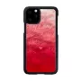 Smartphone-Hülle iKins für iPhone 11 Pro – pink lake und schwarz zweifarbige Schutzhülle