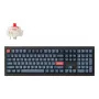 Mechanische Full-Size-Tastatur Keychron V6 Max — RF Wireless + Bluetooth, RGB-Hintergrundbeleuchtung, Schwarz/Grau
