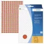 HERMA - Permanent haftende Etiketten - Rot - 8 mm Rund 5632 Etikett(en) (32 Blatt x 176) (2212)