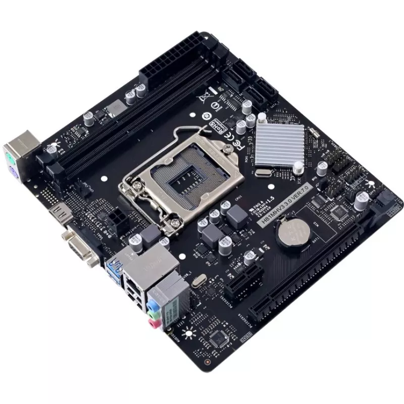 Motherboard BIOSTAR H81MHV3 3.0 — Micro ATX, LGA 1150, Intel H81, 2x DDR3 DIMM (max. 16 GB), SATA II/III, Gigabit LAN, HDMI, VGA