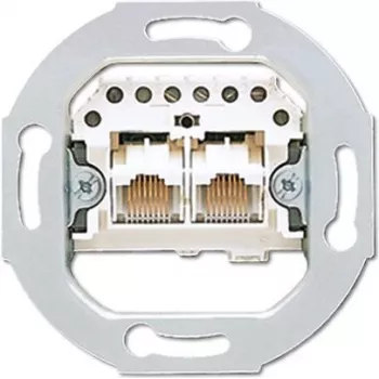JUNG UAE 2X8 UPO 2 x RJ-45 Graue Steckdose (UAE2X8UPO)
