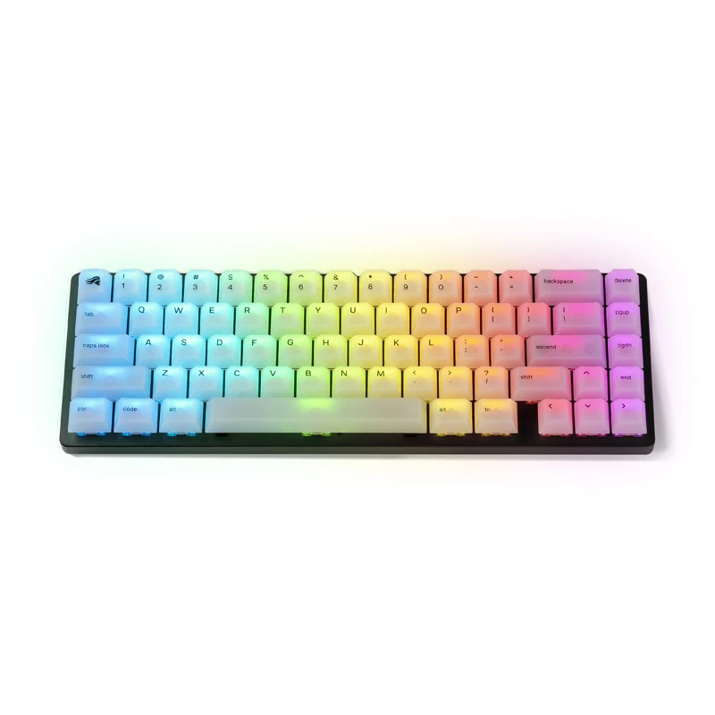 Mechanisches Keycap-Set Triton Glorious Polychroma RGB — 115 Tasten, geformtes Profil