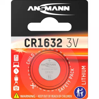 ANSMANN 1516-0004 Knopfzelle CR1632 3V Lithium