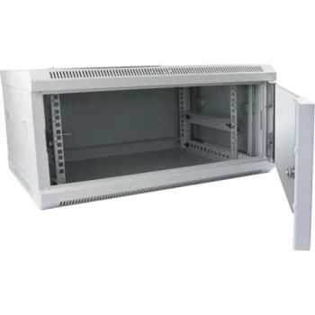 Wandmontierter Rackschrank ALLNET ALL-SMC6412GRAU 12U, 50 kg Tragfähigkeit, Schlüsselschloss, grau
