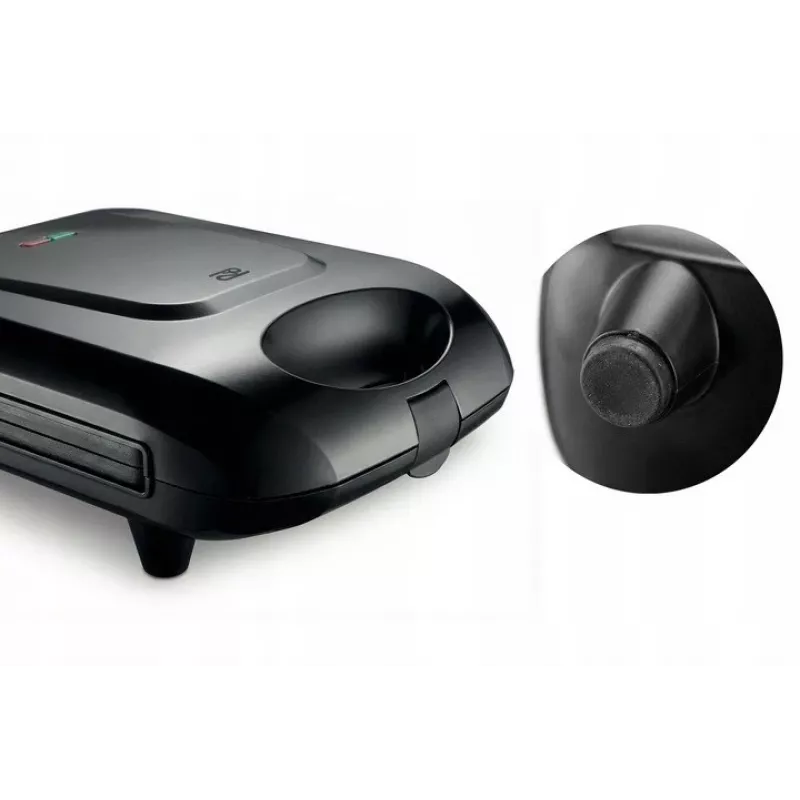 Promis STP 25 XXL Sandwichmaker, 4 Toasts, 1400 W, Schwarz