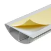 Aluminium-Kabelabdeckleiste MACLEAN MC-814 S, silber – Aufputz-Kabelkanal
