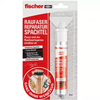 Reparaturspachtel FISCHER GOW 70 ml – Reparaturmasse zum Füllen, Versiegeln und zur Oberflächenwiederherstellung