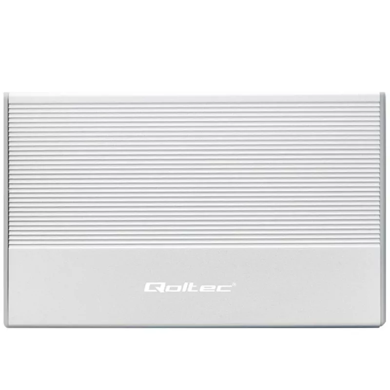 Gehäuse für 2,5-Zoll-SATA-SSD/HDD QOLTEC 52278 USB 3.0, unterstützt bis zu 2 TB
