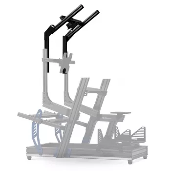 Next Level Racing | GTElite Direct Mount Overhead Monitor Add-On | Bis zu 32 inch | Schwarz