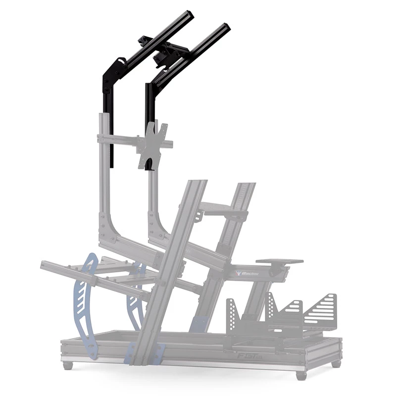 Next Level Racing | GTElite Direct Mount Overhead Monitor Add-On | Bis zu 32 inch | Schwarz