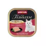 Nassfutter für Katzen animonda Vom Feinsten Truthahn + Tomaten Mildes Menü 100 g Schale – ausgewachsen, 11,2 % Protein, 5 % Fett, 81 % Feuchtigkeit