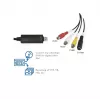 LogiLink USB 2.0 a/V Grabber. USB a/M Zu 3xCinch + MiniDIN5/F. Schwarz