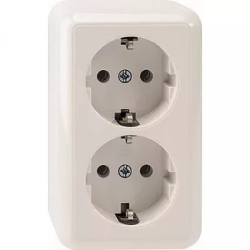 Steckdose CEE 7/3 Merten MEG2421-8719 Weiß