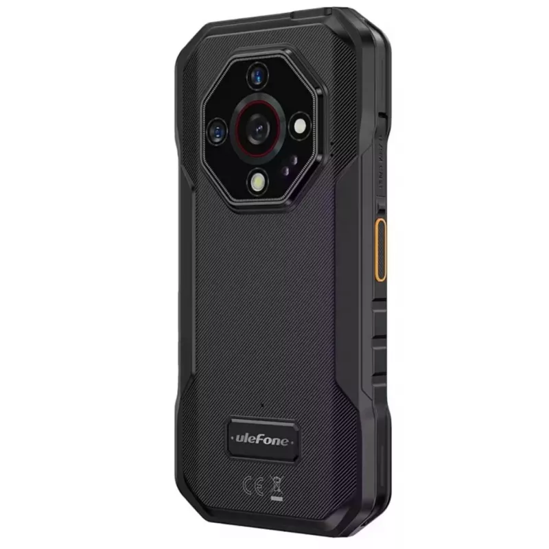 UleFone Armor X32 — 5,65 Zoll (14,3 cm), Android 14, 6 GB RAM, 128 GB, 48 MP Dreifachkamera, 5500 mAh, IP68/IP69K, Dual SIM, Schwarz
