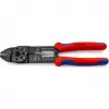 Knipex 97 21 215 Kabelcrimpzange Crimpwerkzeug Schwarz, Blau, Rot