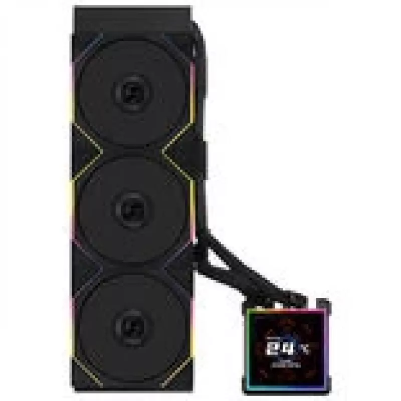 AiO-Flüssigkeitskühler lian li HydroShift II LCD-S 360mm mit RGB und LCD-Display