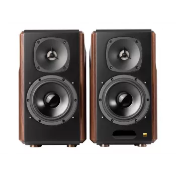 Lautsprecher Edifier S2000MKIII 2.0, 130 W RMS, Kabelgebunden & Kabellos, Schwarz/Holz
