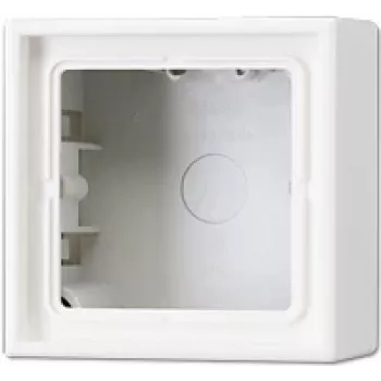 Installationsdose JUNG LS 581 A WW, Gerätedose 81×81×47 mm, weiß