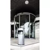 Abfalleimer Durable 333023 17 L rund Metall Silber