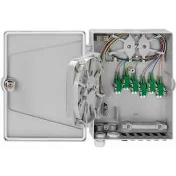 Verteilerbox Rutenbeck APL 6xLC-D OS2 APC Aufputz, lichtgrau RAL 7035