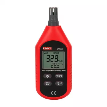 Mini Temperatur- und Feuchtigkeitsmessgerät UT333 — tragbares Thermo-Hygrometer für Temperatur- und relative Feuchtemessung