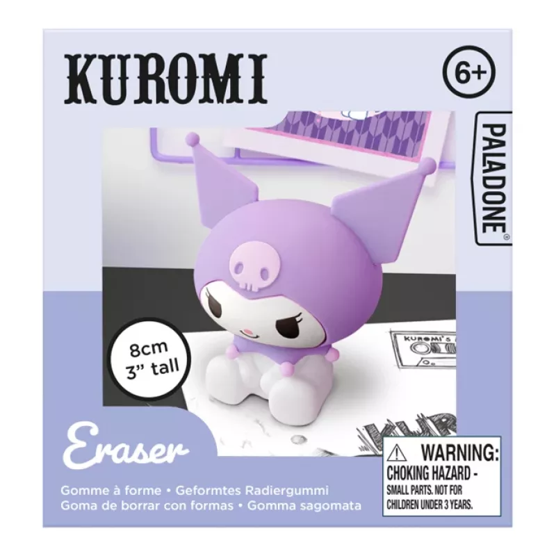 Radiergummi Paladone Kuromi Chunky Novelty Radiergummi PP14533KUR, charakterförmiges Gummi, Sammelgröße