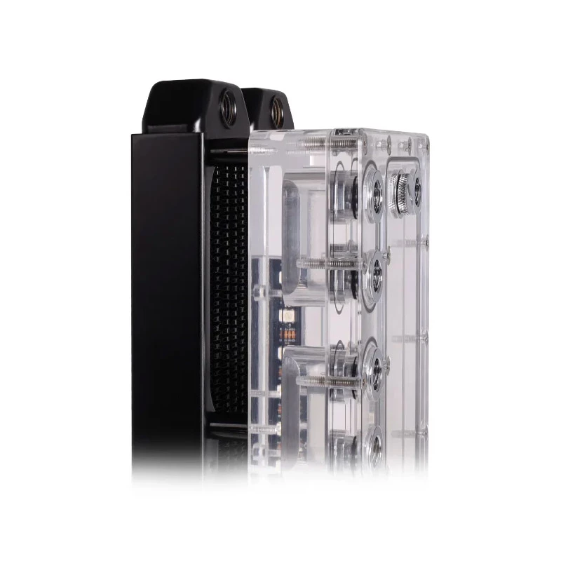 Montageset Alphacool 15724 Schwarz Edelstahl 17 mm Höhe