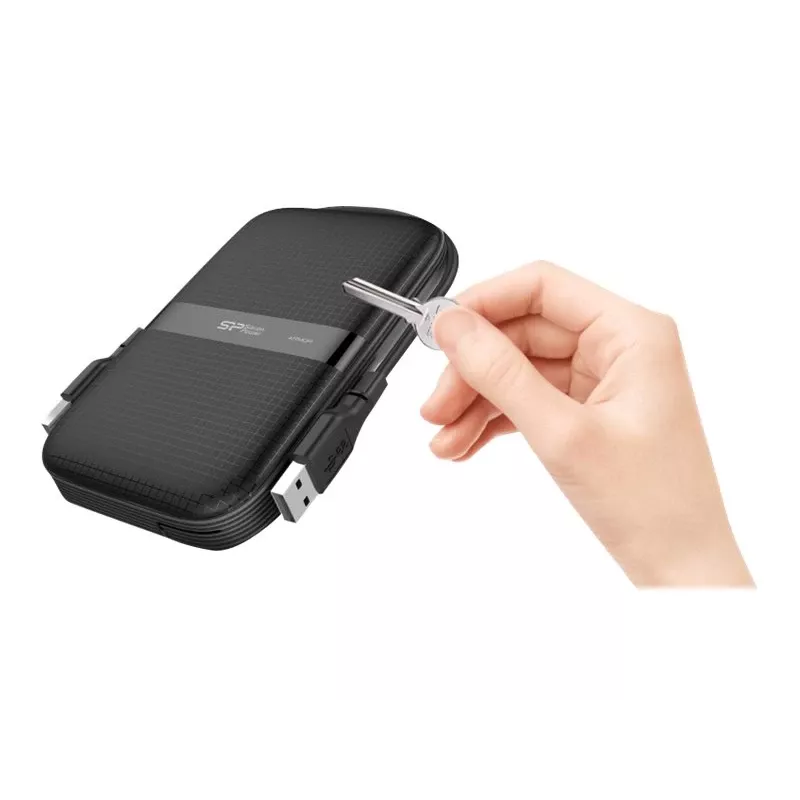 Externe Festplatte Silicon Power 2GB USB 3.2 Armor A60 Schwarz