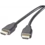 SpeaKa Professional HDMI-Verbindungskabel 2,00 m Audio Return Channel, vergoldete Kontakte Schwarz [1x HDMI-Stecker – 1x HDMI-Stecker] (SP-9024560)