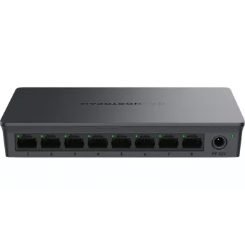 Unmanaged Switch Grandstream GWN7701 — 8× Gigabit (10/100/1000), Kunststoffgehäuse, 16 Gbit/s Switching, kein PoE