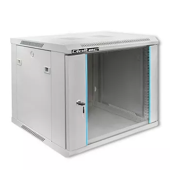 Rack-Schrank QOLTEC 19 Zoll 9U 600x500x600 Wand- oder Bodenmontage Servergehäuse