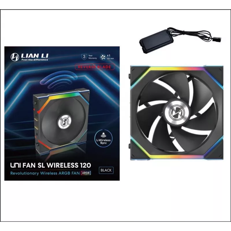 Lüfter Lian Li UNI FAN SL Wireless 120 12 cm Schwarz 31 dB 64 cfm