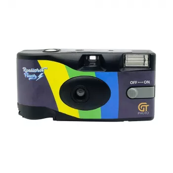 Kompakte Filmkamera GT Photo GT27FL 135 mm Schwarz Blau 31 mm