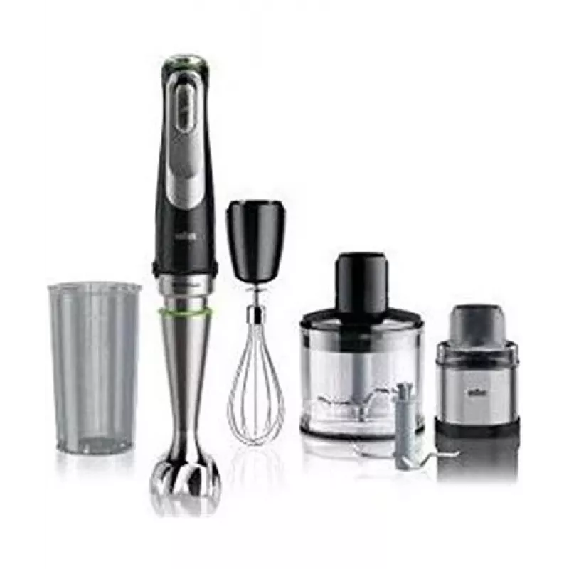 Braun MultiQuick 9 MQ9138XI 0,6 L Stabmixer 1200 W Schwarz, Edelstahl