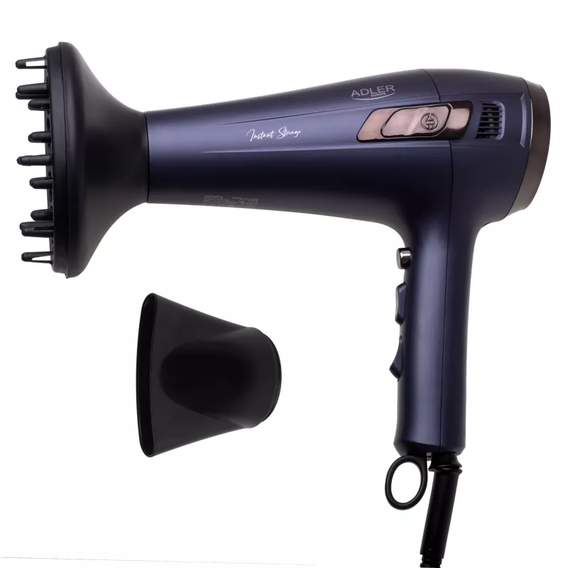 Haartrockner mit einziehbarem Kabel - 2400W + Adler Diffusor