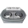 Camry Premium CR 8052 Waschmaschine Toplader 3 kg Grau, Weiß