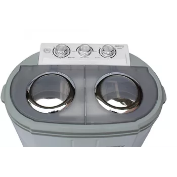 Camry Premium CR 8052 Waschmaschine Toplader 3 kg Grau, Weiß