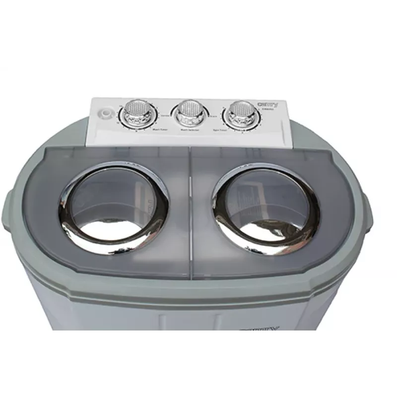 Camry Premium CR 8052 Waschmaschine Toplader 3 kg Grau, Weiß