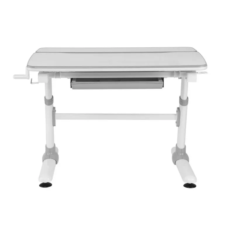 Ergo Office Kinder ergonomisch höhenverstellbarer Schreibtisch, grau, max. 100 kg, ER-417 2cz