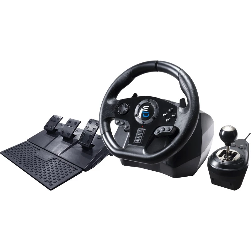 Lenkrad + Pedale Subsonic GS850-X Schwarz 270° Rotation USB