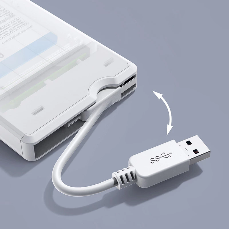 GrauGear externes Festplattengehäuse 2.5HDD/SSD USB 3.2 Alu - Laufwerksgehäuse - 2,5