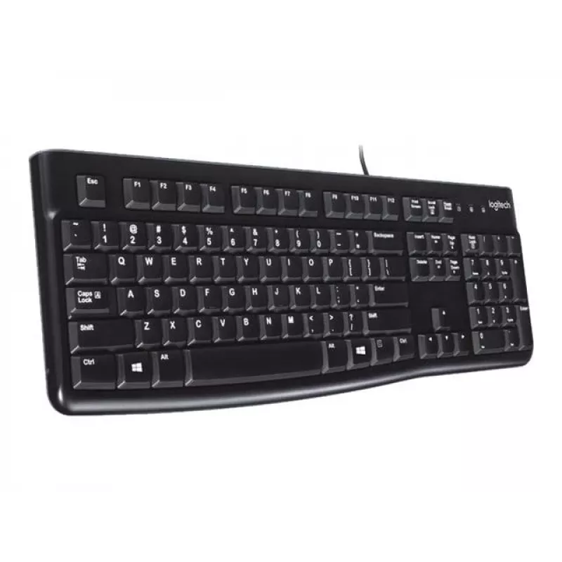 K120 Kabelgebundene Tastatur, kabelgebunden, USB, QWERTZ, schwarz