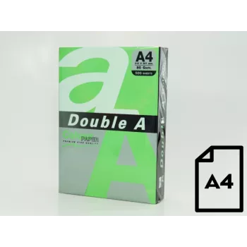 Farbpapier Double A, 80g, A4, 500 Blatt, Parrot