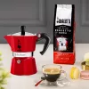 Bialetti Moka Express Moka-Kanne Rot