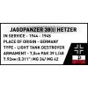 Cobi Blocks Jagdpanzer 38t Brave Konstruktionsset, 731 Teile