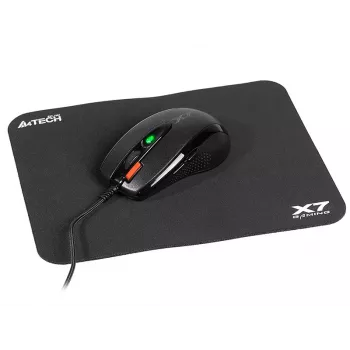 Gaming-Maus A4Tech X-7120 USB Typ-A beidhändig 2000 DPI, 3 ms, kabelgebunden, schwarz