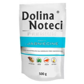 DOLINA NOTECI Premium Reich an Lamm - Nassfutter für Hunde - 500 g
