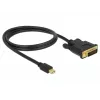 Videokabel-Adapter DeLOCK 83988 Mini DisplayPort auf DVI-D 1m
