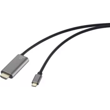 Renkforce USB-C HDMI Adapterkabel Stecker HDMI-A Buchse 1,50 m (RF-6409792)